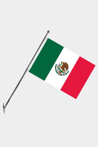 Mexico Wall-Mounted Telescopic Flagpole Set — Polyester