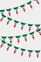 Mexican Triangular Flag Bunting - 50 Meters Premium Pennant Flags for Party Decoration | Professional Quality Raschel Fabric