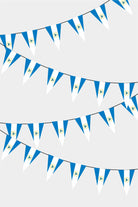 Nicaragua Triangular Flag Bunting - 50 Meters Premium Pennant Flags for Party Decoration | Professional Quality Raschel Fabric