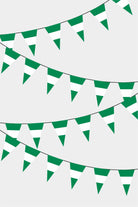 Nigeria Triangular Flag Bunting - 50 Meters Premium Pennant Flags for Party Decoration | Professional Quality Raschel Fabric