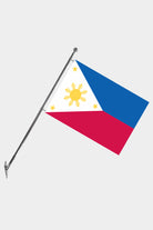 Philippines Wall-Mounted Telescopic Flagpole Set — Polyester