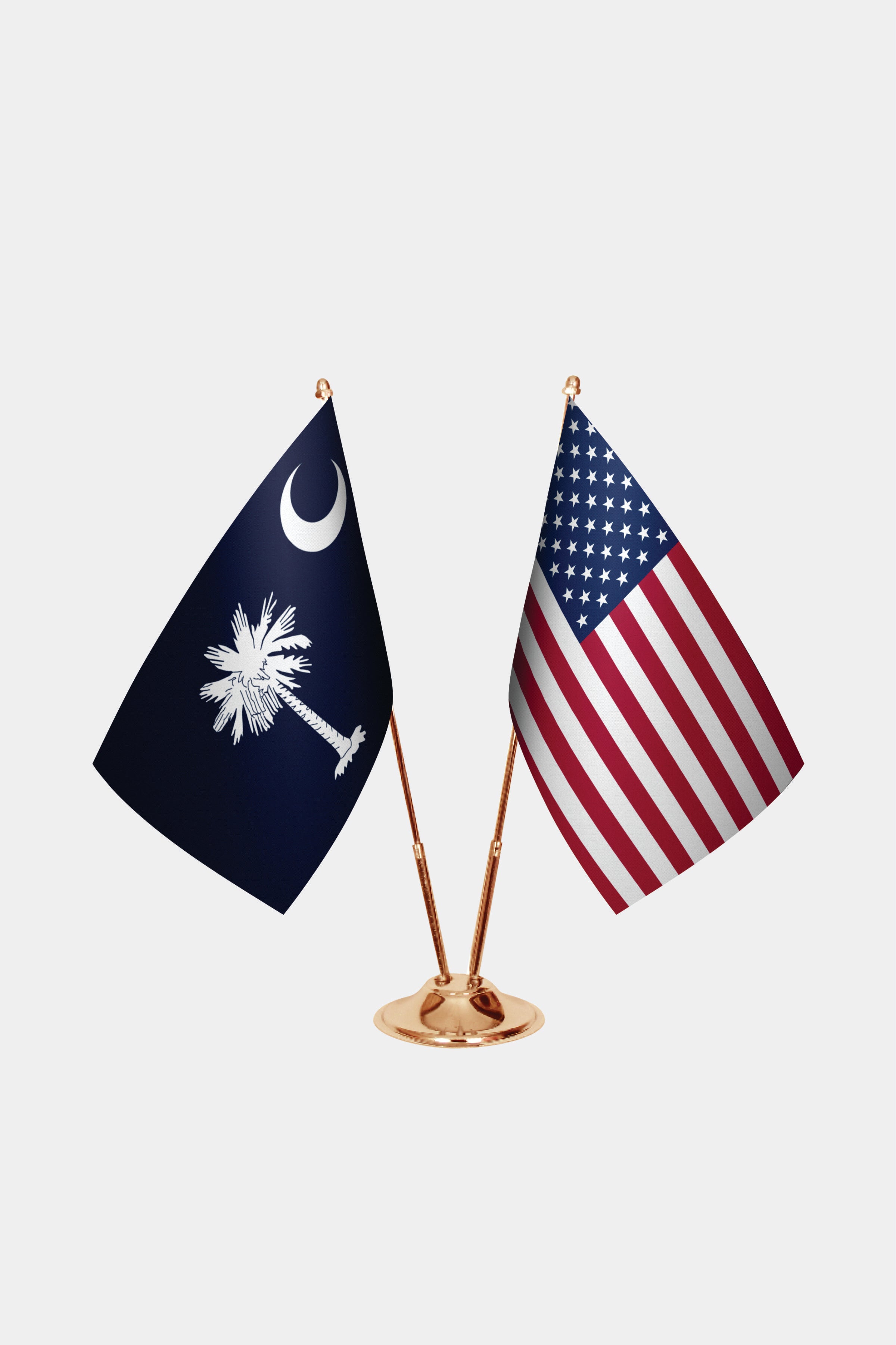 South Carolina Gold Desk Flag