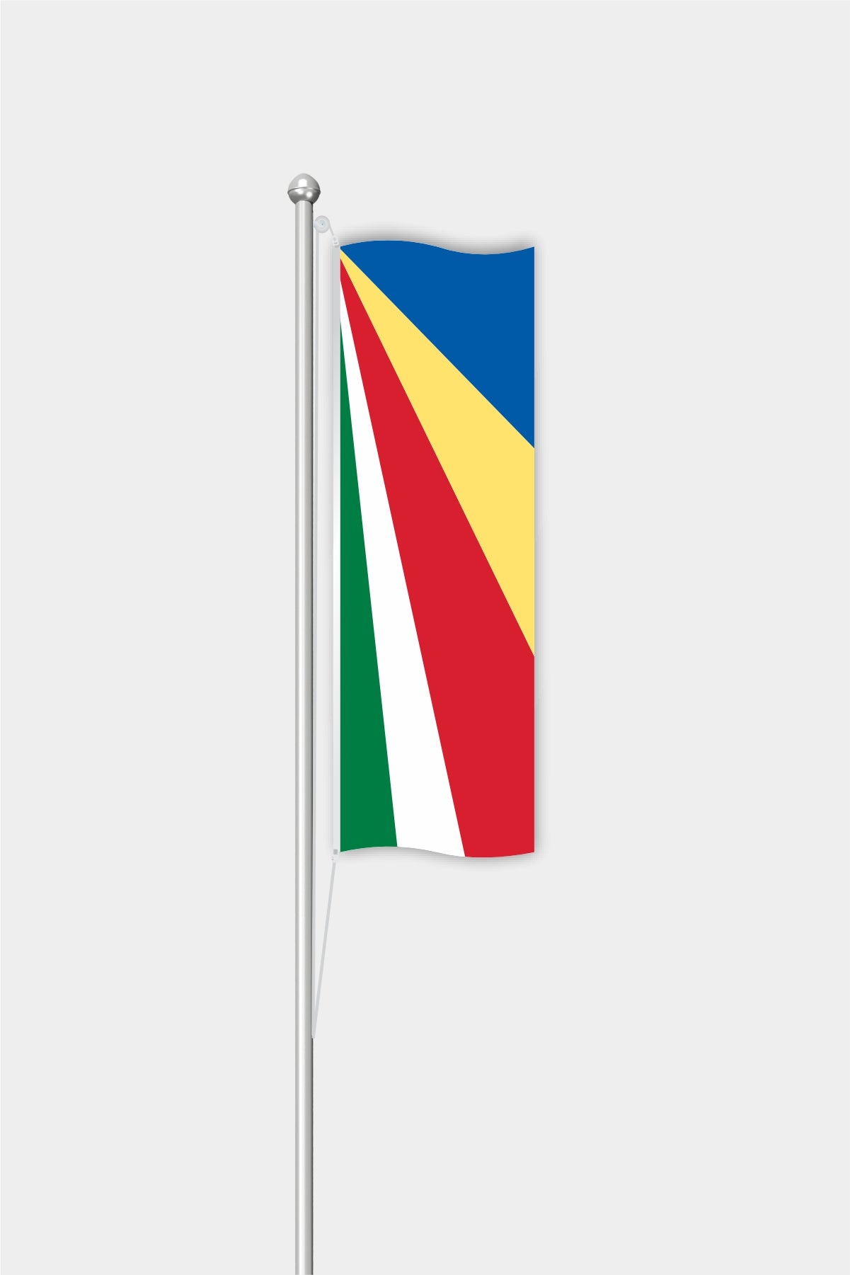 Outdoor Vertical Seychelles Flag — Polyester