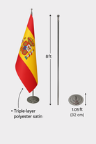 İspanya Makam Bayrağı Seti