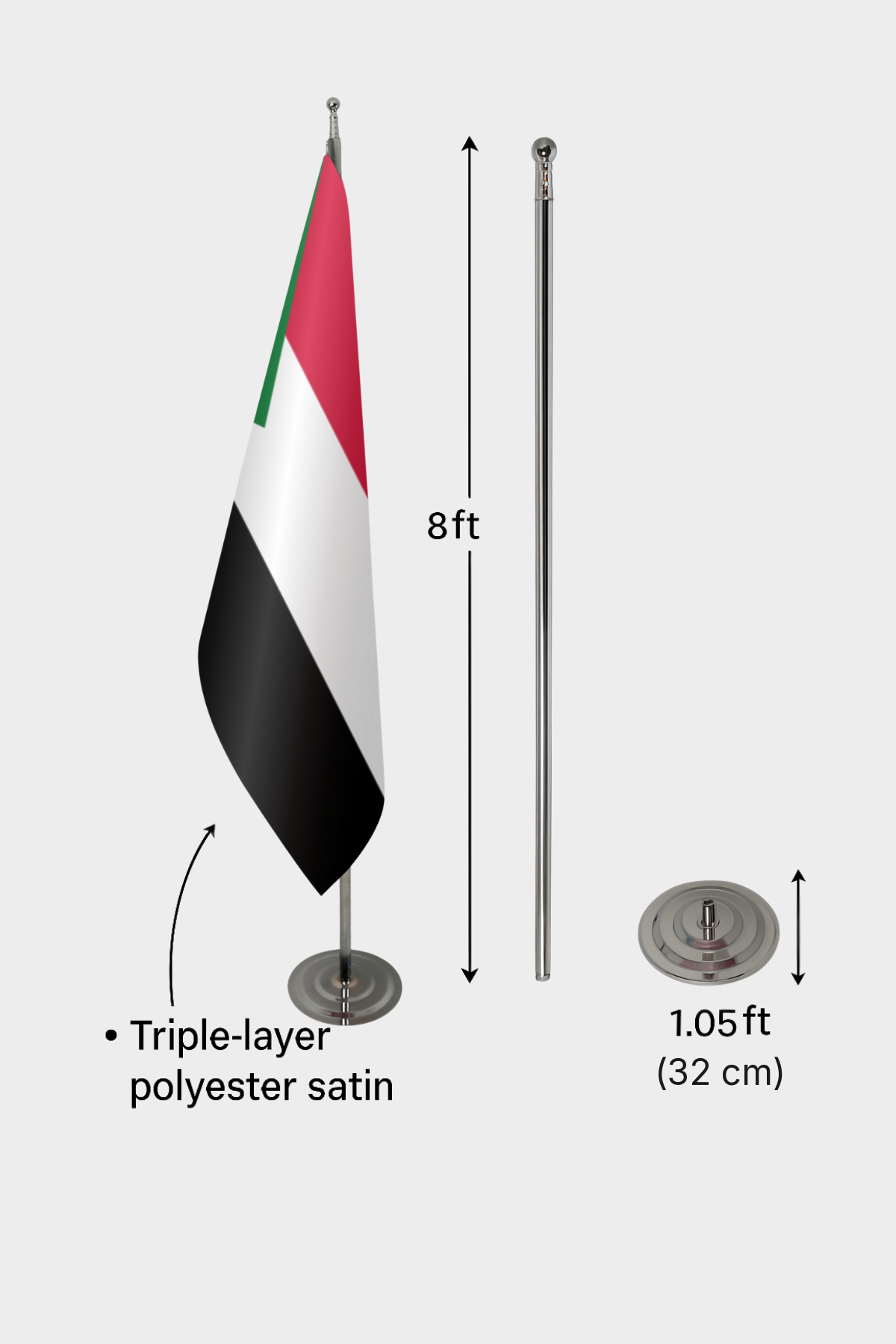 Sudan Makam Bayrağı — Tören Sunumu