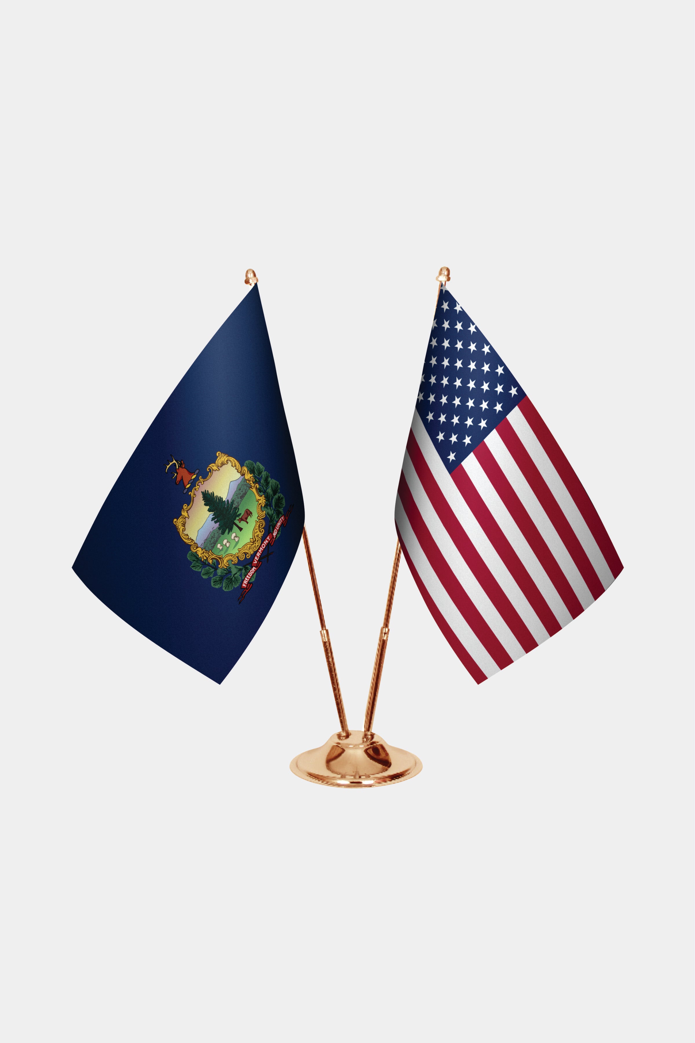 Vermont Gold Desk Flag