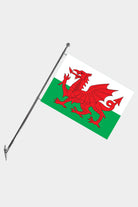 Wales Wall-Mounted Telescopic Flagpole Set — Polyester