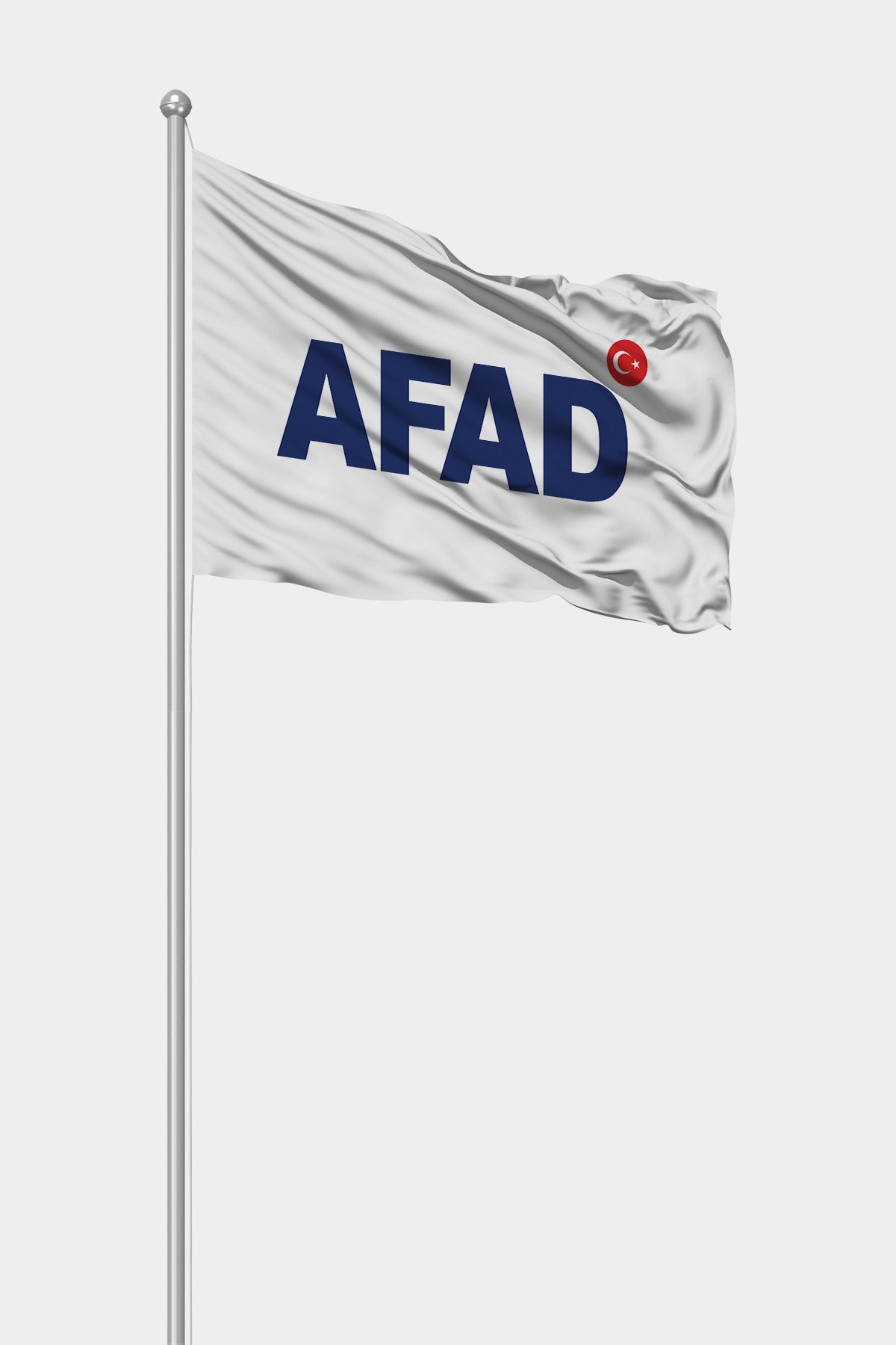 AFAD Gönder Bayrağı — 90 gr raşel kumaş, dış mekan dayanıklı