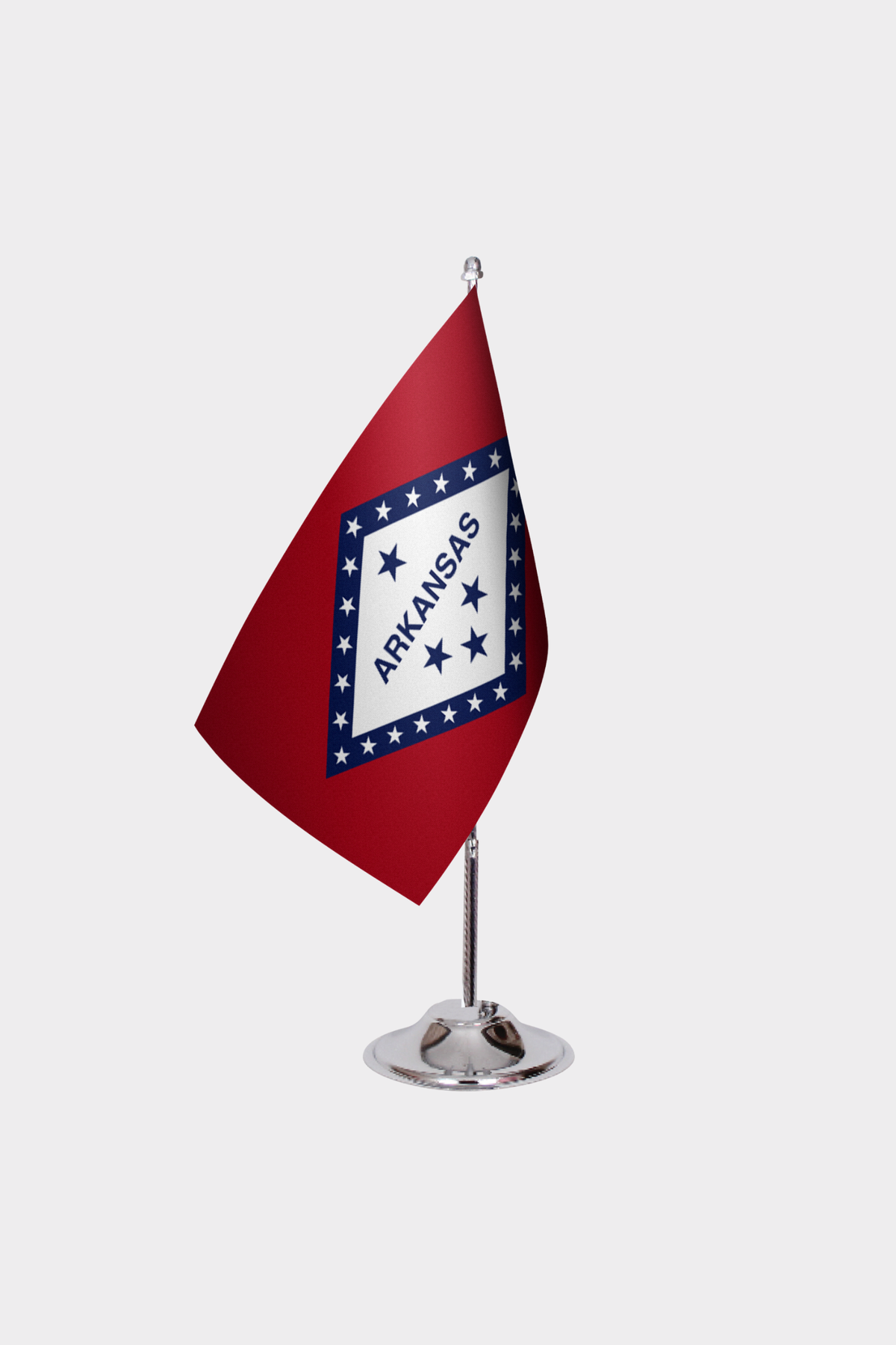 Arkansas State Desk Flags — Double Satin