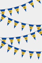 Barbados Triangular Flag Bunting - 50 Meters Premium Pennant Flags for Party Decoration | Professional Quality Raschel Fabric