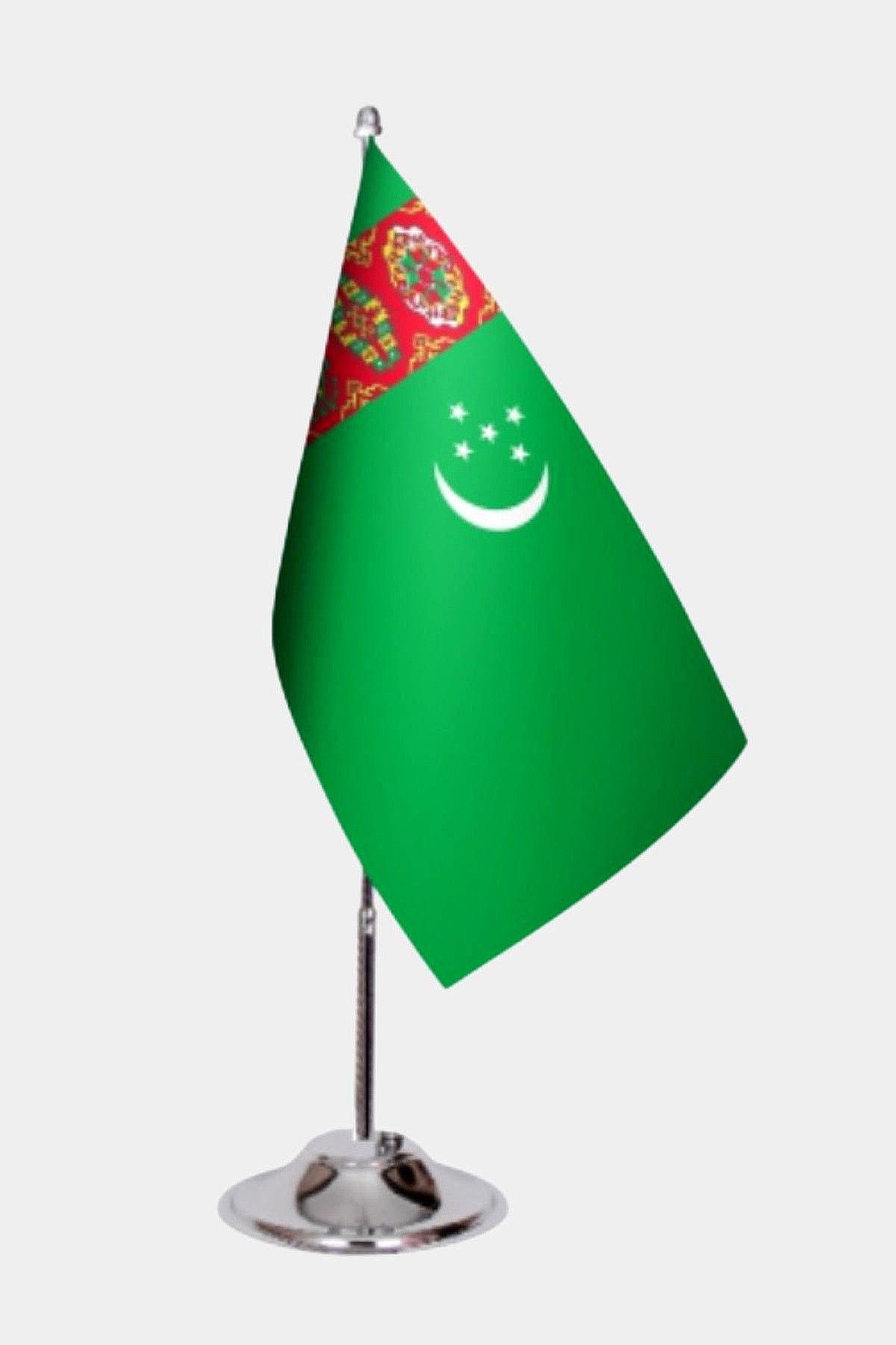 Turkmenistan Desk Flags