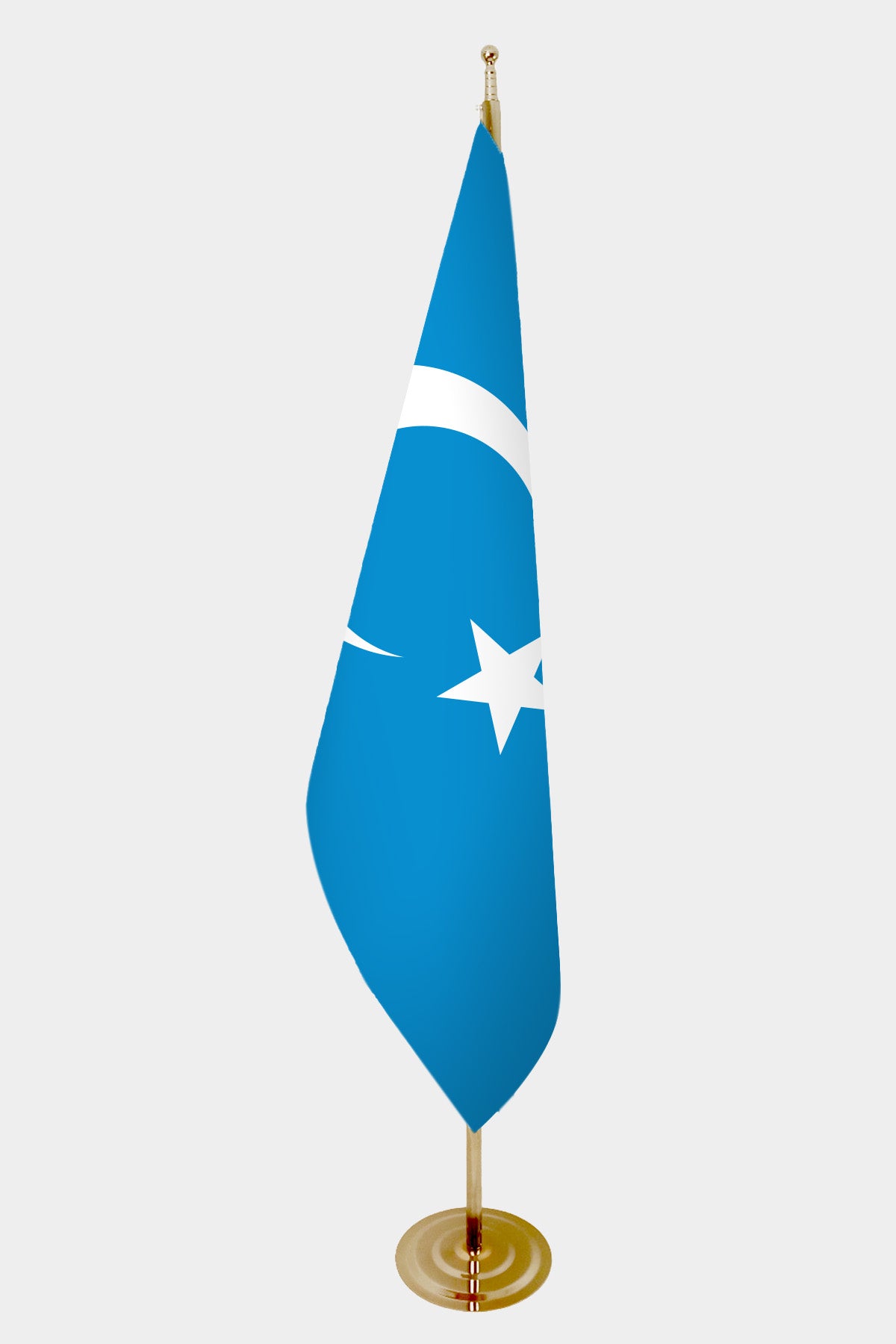 East Turkestan Official Indoor Flag — Gold Pole all-groups