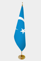 East Turkestan Official Indoor Flag — Gold Pole all-groups