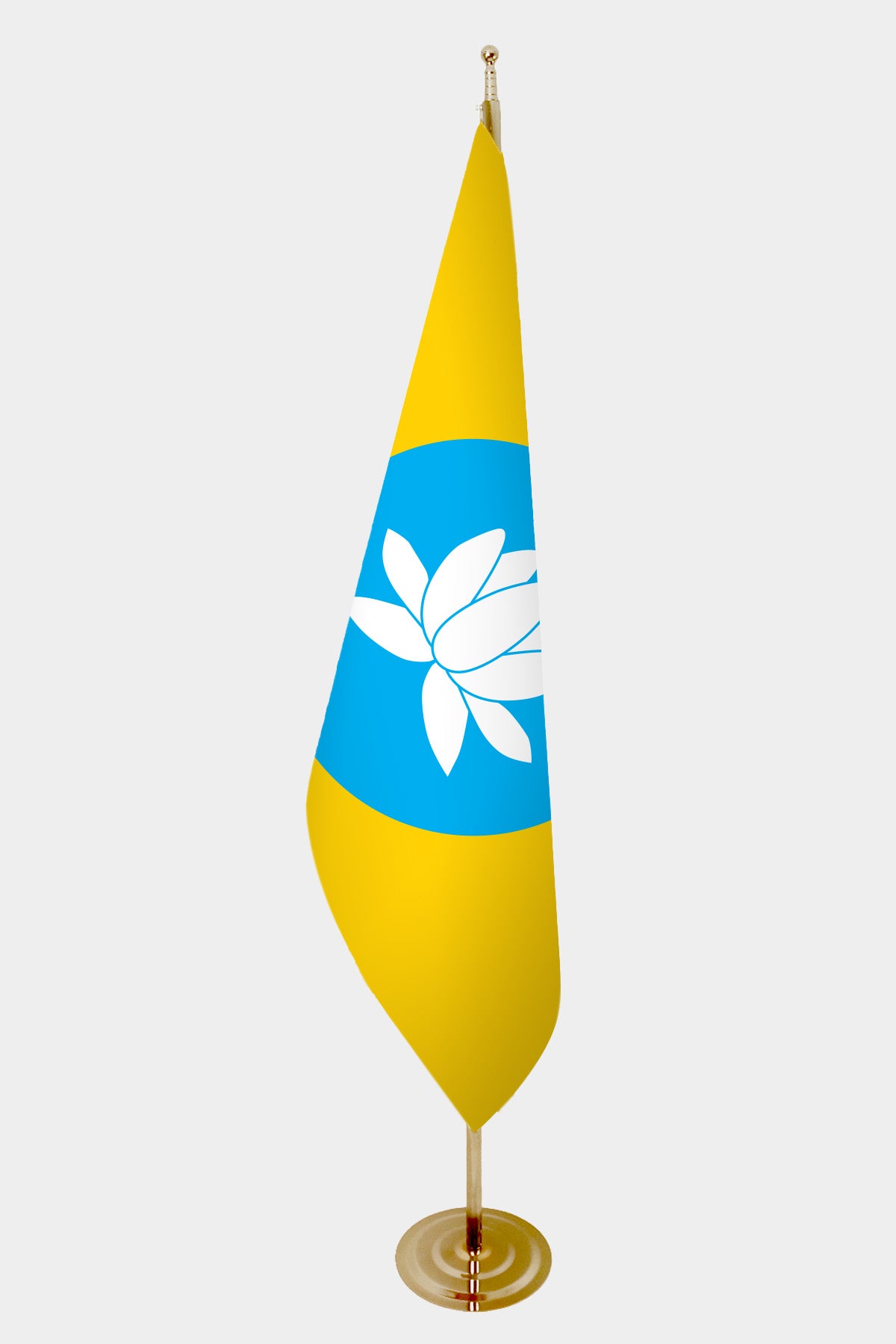 Kalmykia Official Indoor Flag — Gold Pole all-groups