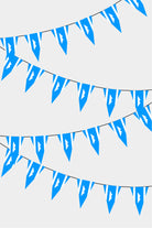 Karachay-Balkar Triangular Flag Bunting - 50 Meters Premium Pennant Flags for Party Decoration | Professional Quality Raschel Fabric