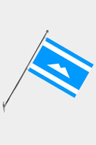 Karachay-Balkar Wall-Mounted Telescopic Flagpole Set — Polyester