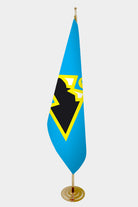 Karachay Official Indoor Flag — Gold Pole all-groups