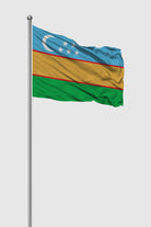 Karakalpakstan Outdoor Flag — Raschel Knit