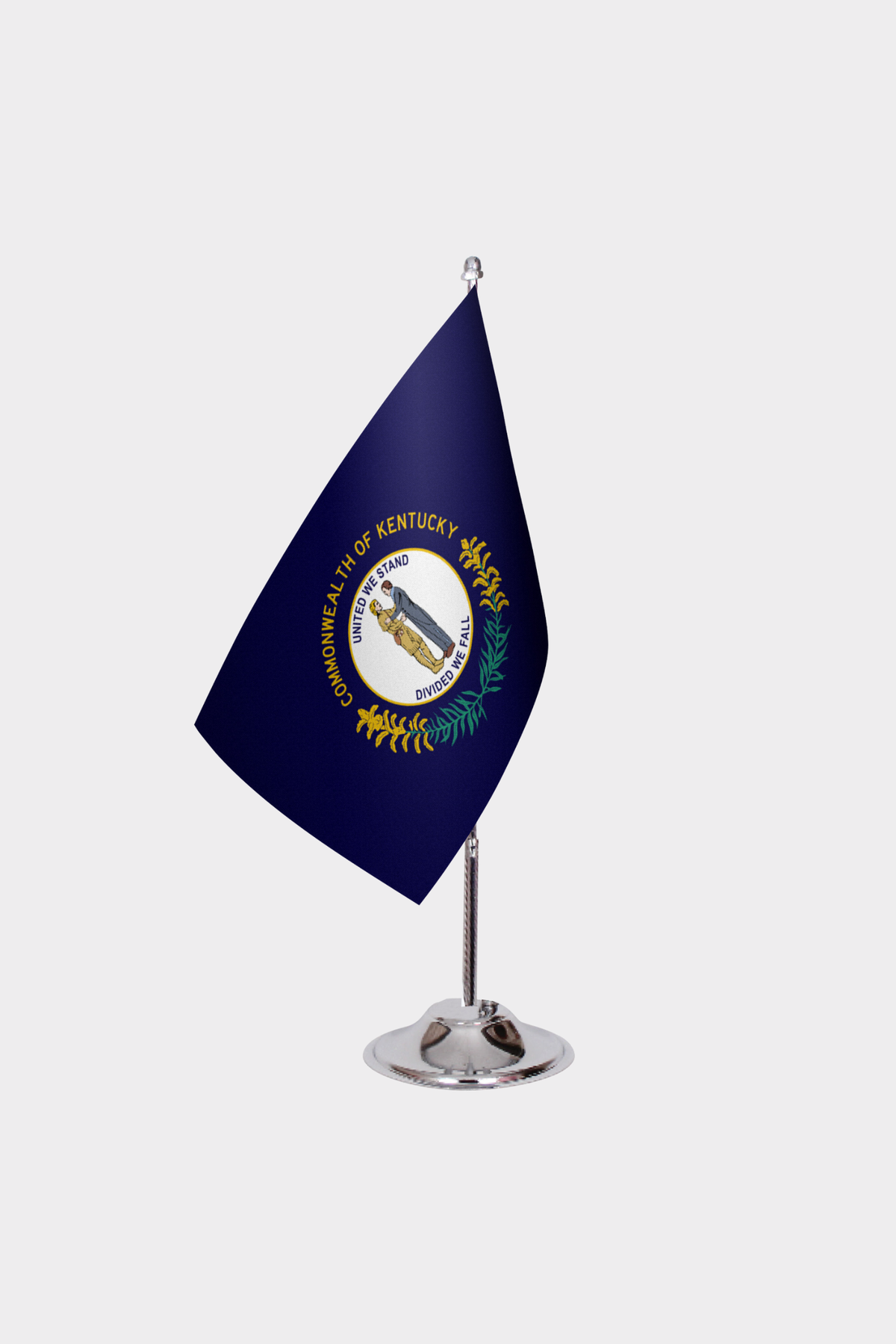 Kentucky State Desk Flags — Double Satin