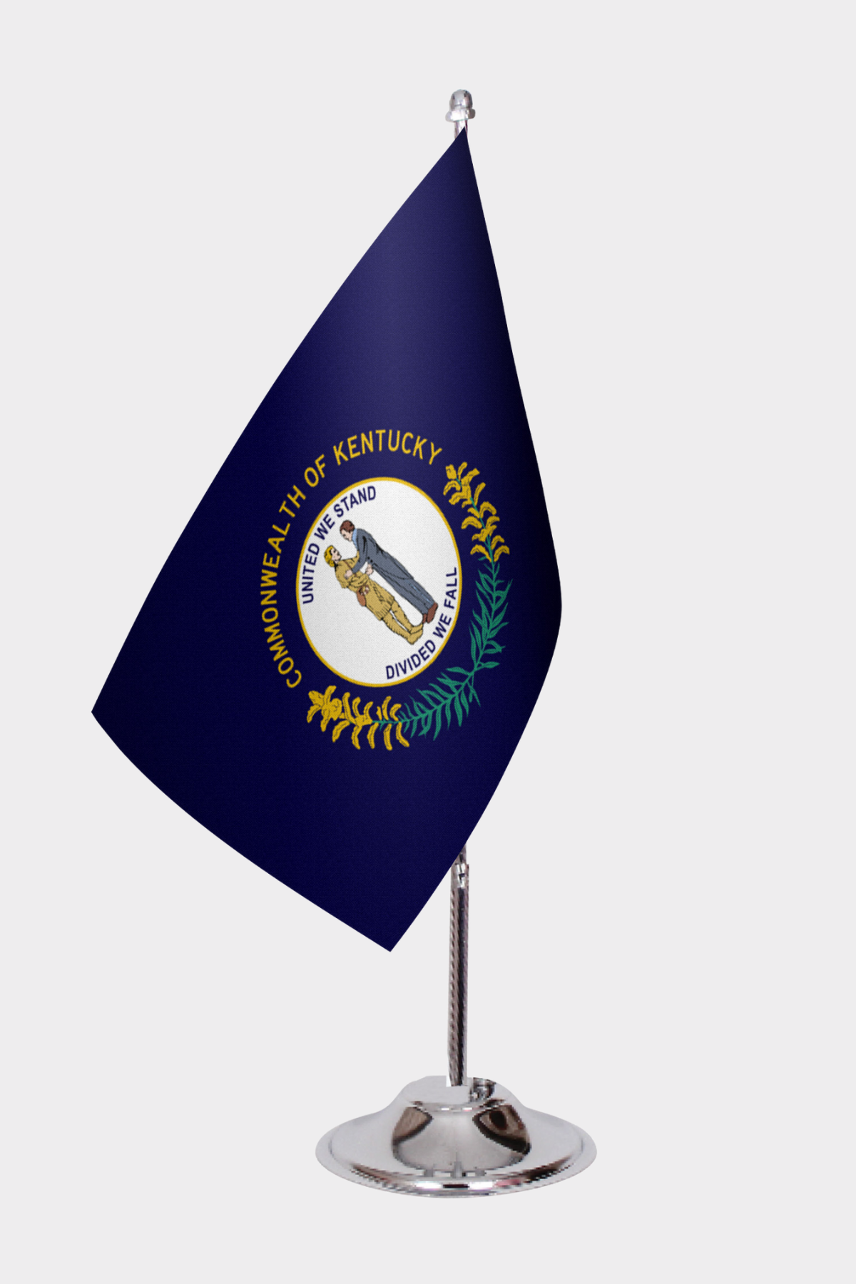 Kentucky State Desk Flags — Full View