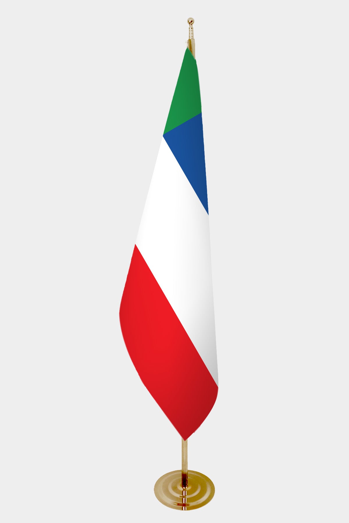 Khakassia Official Indoor Flag — Double Satin, Gold Pole