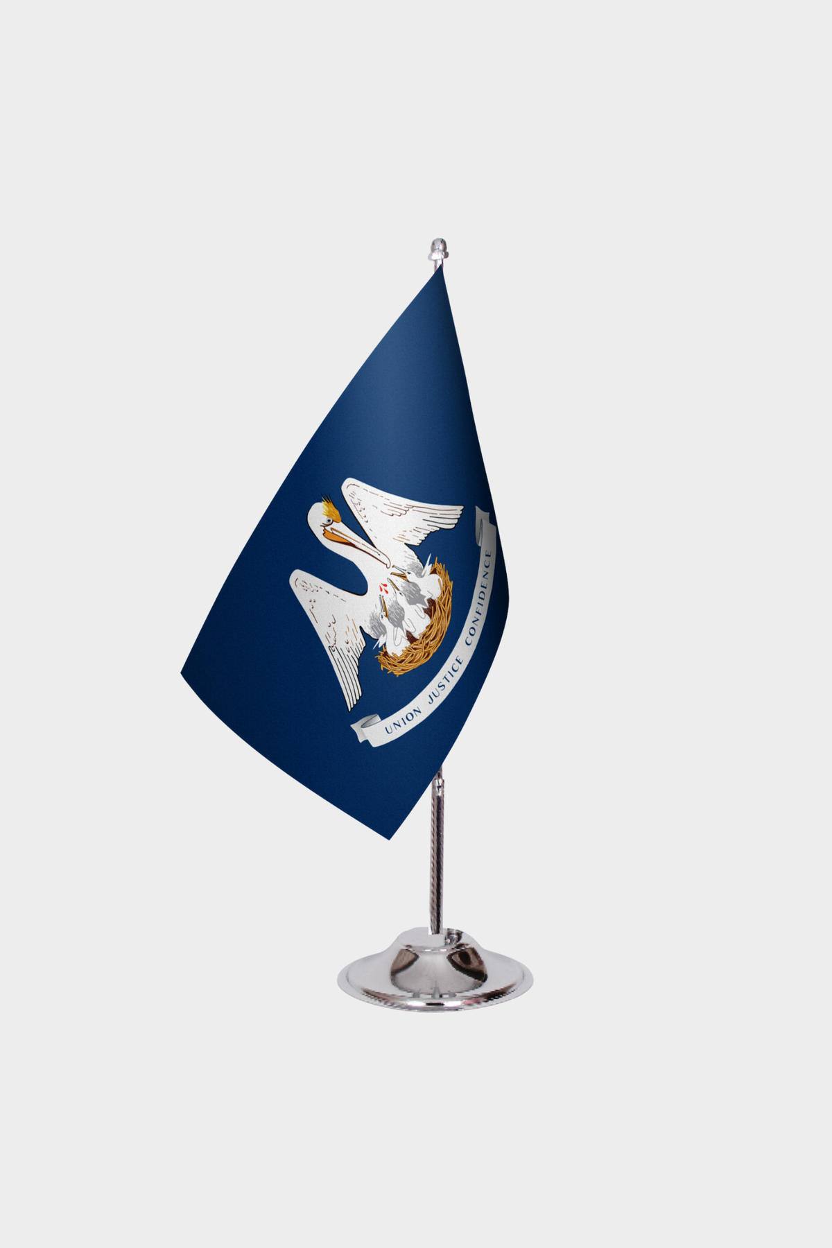 Louisiana State Desk Flags — Double Satin