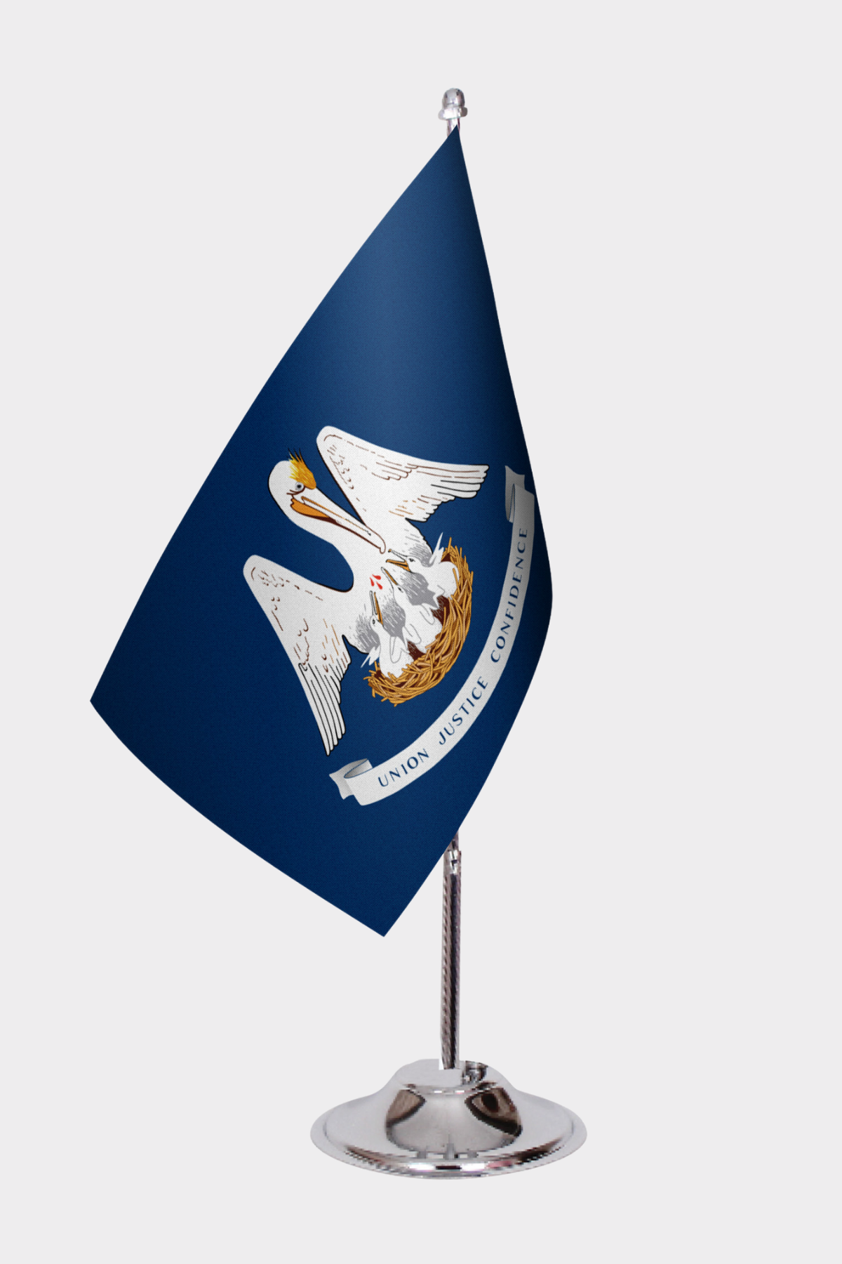 Louisiana State Desk Flags — Full View