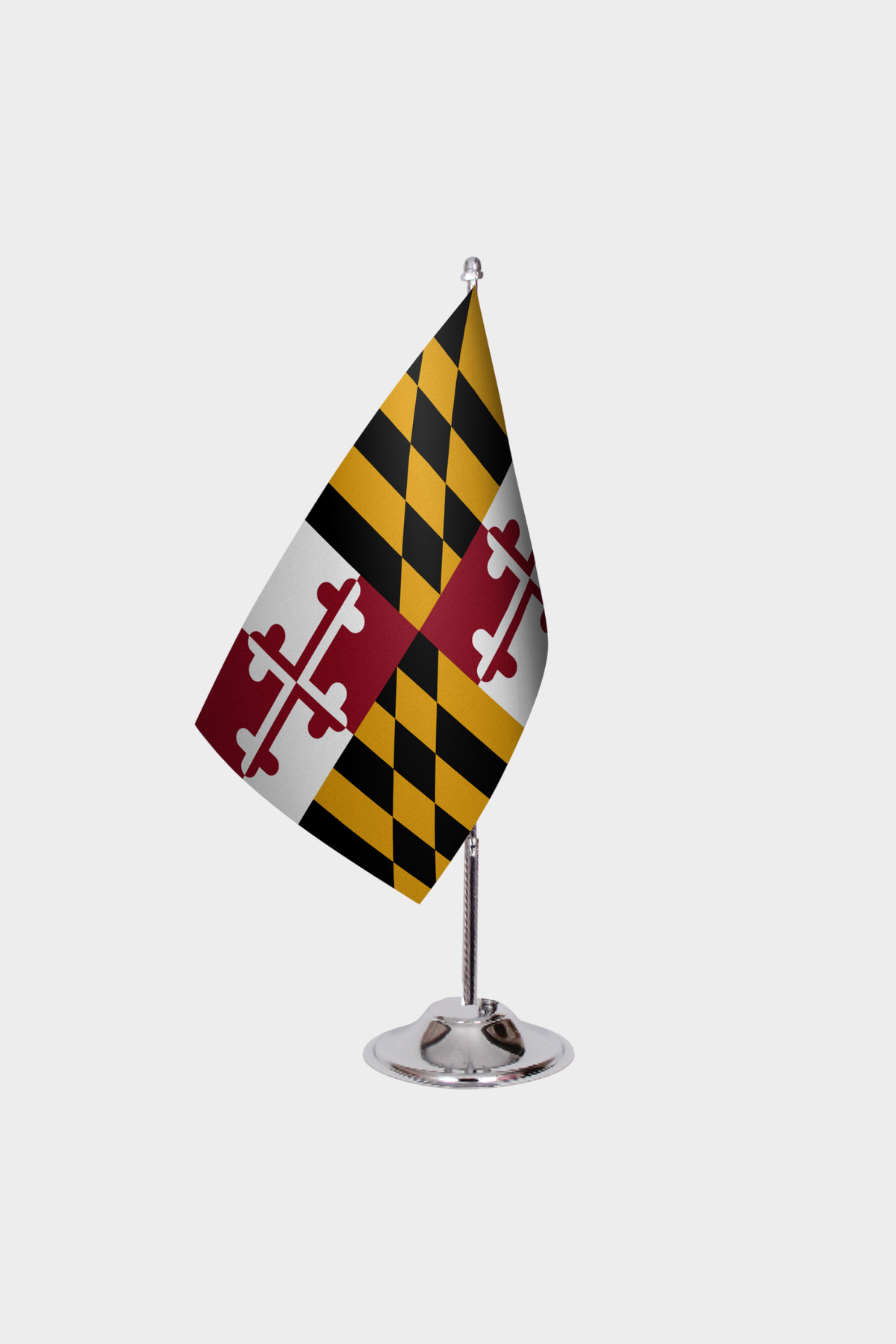 Maryland State Desk Flags — Double Satin