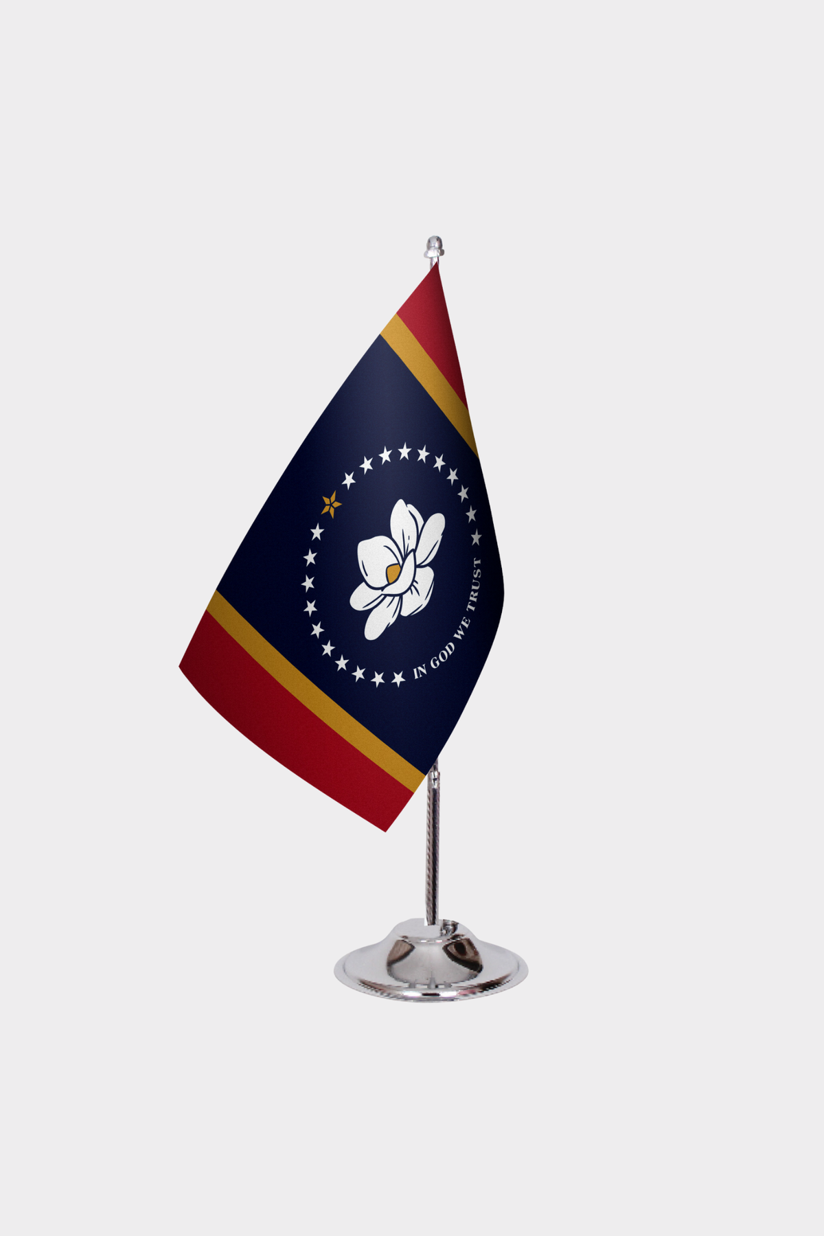 Mississippi State Desk Flags — Double Satin