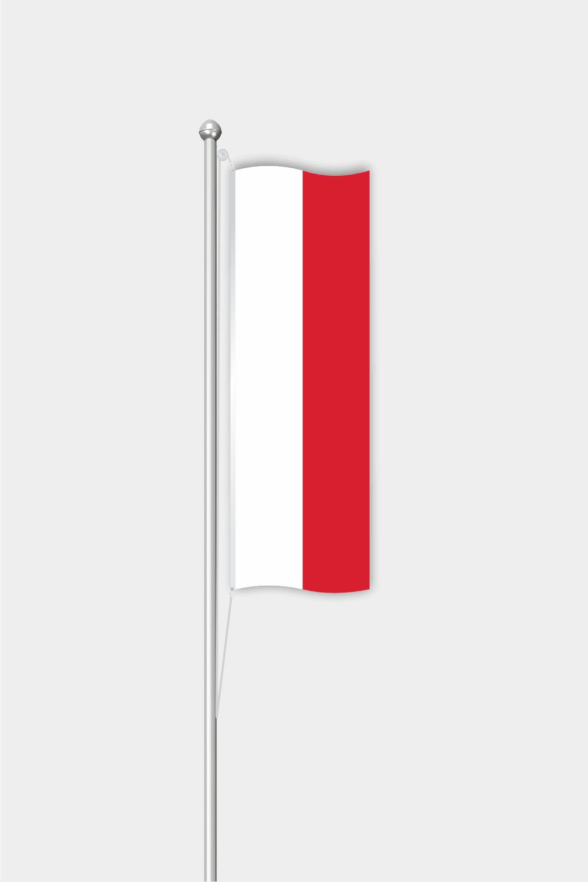 Outdoor Vertical Monako Flag — Polyester