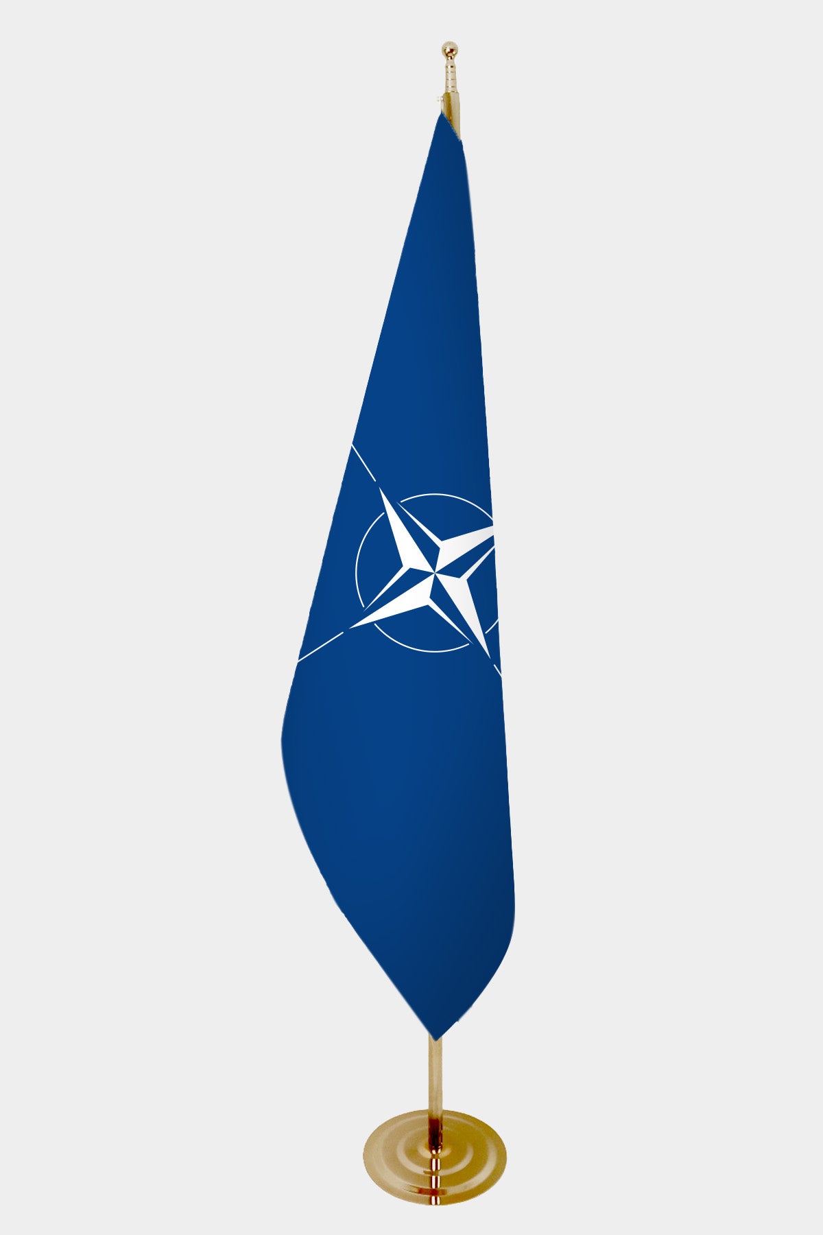 NATO Official Indoor Flag — Gold Pole all-groups