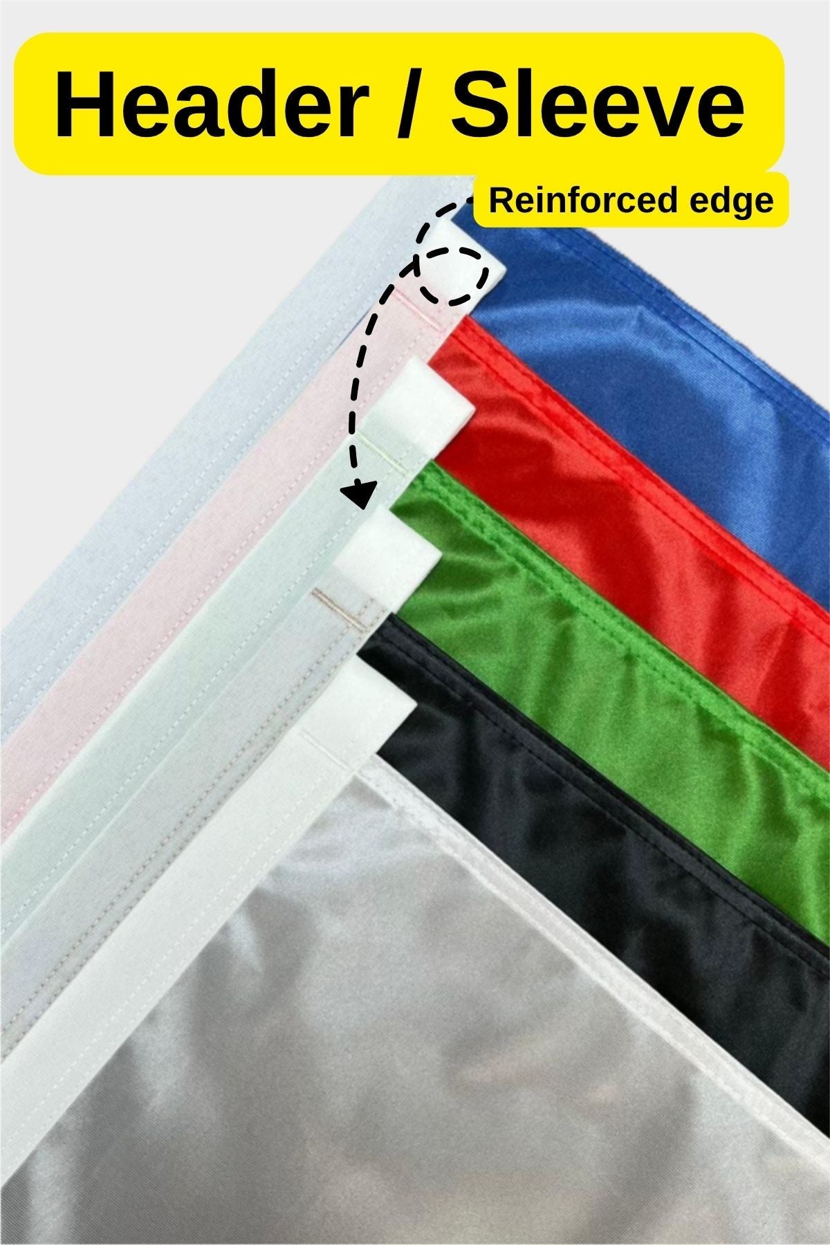 Outdoor Vertical Aruba Flag — Polyester — detail 4