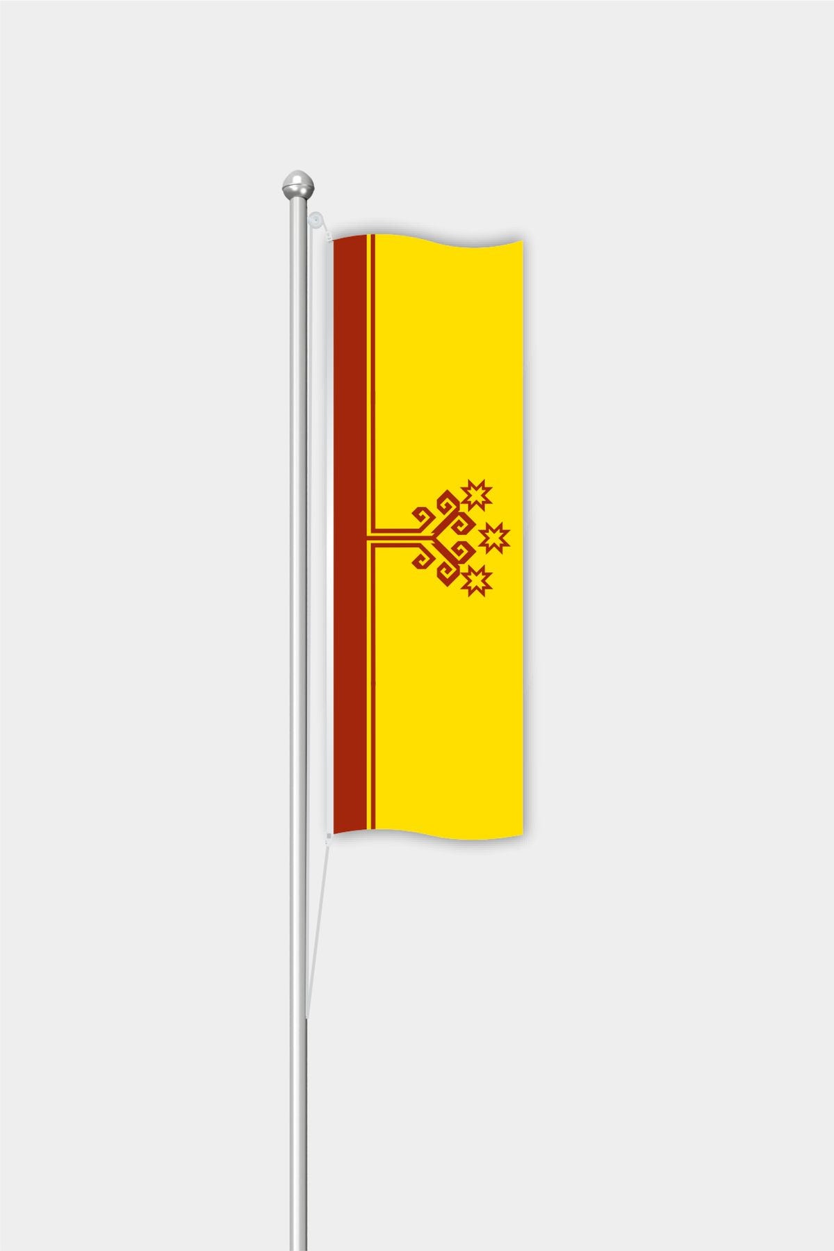 Outdoor Vertical Chuvashia Flag — Polyester