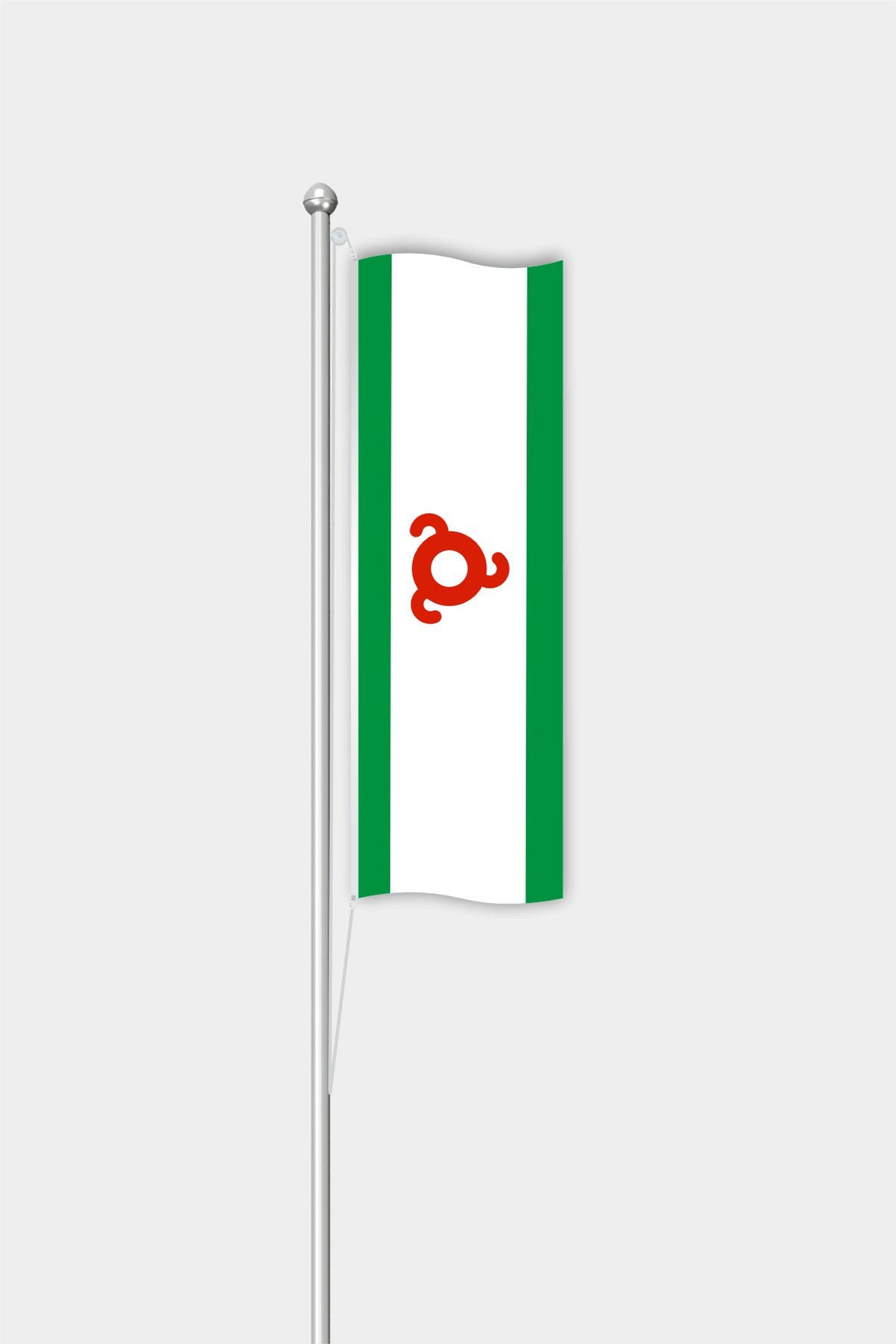 Outdoor Vertical Ingushetia Flag — Polyester
