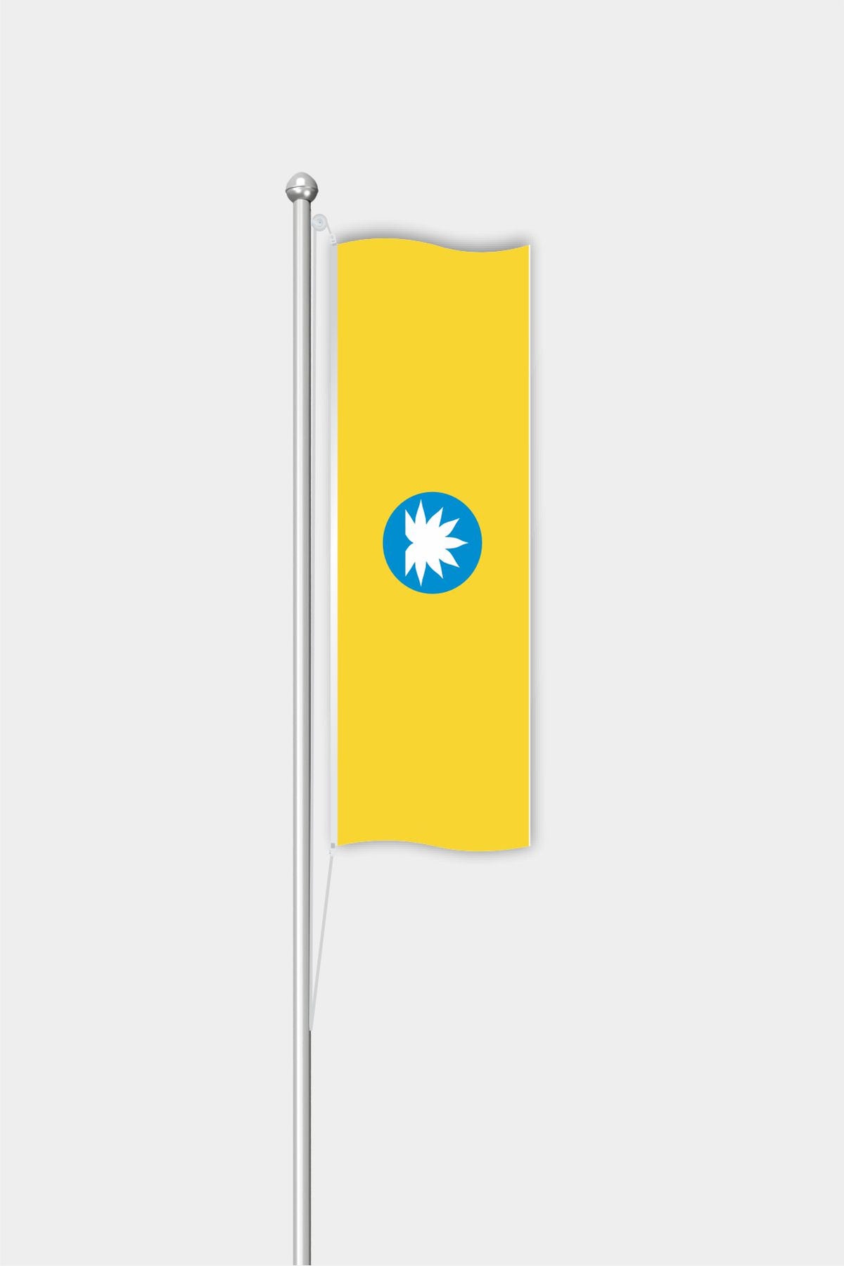 Outdoor Vertical Kalmykia Flag — Polyester