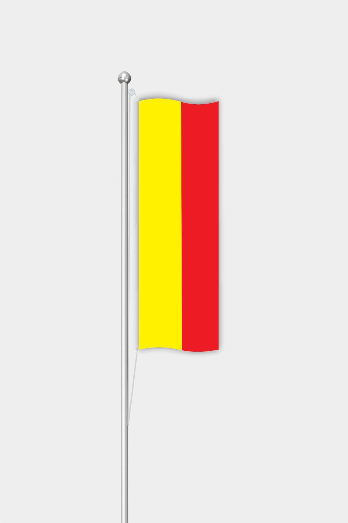 Outdoor Vertical North Ossetia Flag — Polyester