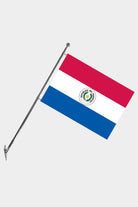 Paraguay Wall-Mounted Telescopic Flagpole Set — Polyester