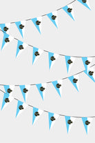 San Marino Triangular Flag Bunting - 50 Meters Premium Pennant Flags for Party Decoration | Professional Quality Raschel Fabric