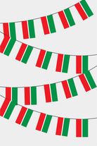 Tatarstan Rectangular Flag Bunting - 50 Meters Premium String Flags for Party Decoration | Professional Quality Raschel Fabric