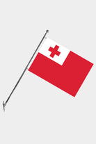 Tonga Wall-Mounted Telescopic Flagpole Set — Polyester