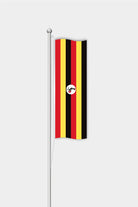 Outdoor Vertical Uganda Flag — Polyester