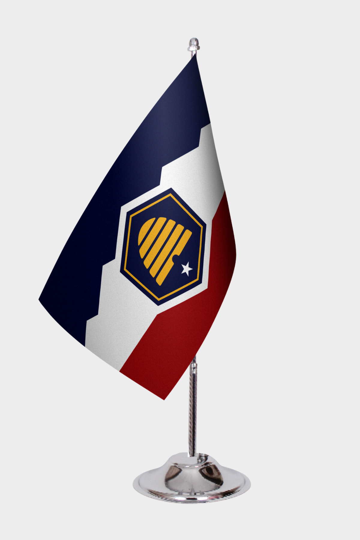 Utah State Desk Flags — Full View