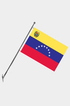 Venezuela Wall-Mounted Telescopic Flagpole Set — Polyester