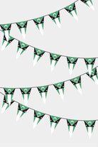 Western Thrace Triangular Flag Bunting - 50 Meters Premium Pennant Flags for Party Decoration | Professional Quality Raschel Fabric
